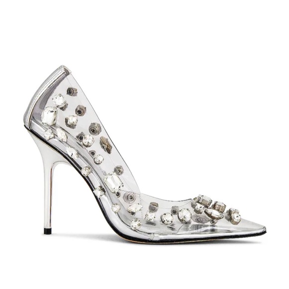 Good American Shoes - Good American Jeweled Emma heels